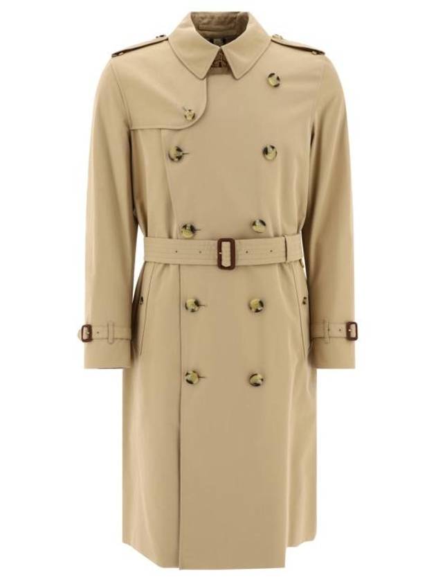 Long Kensington Heritage Trench Coat Honey - BURBERRY - BALAAN 2