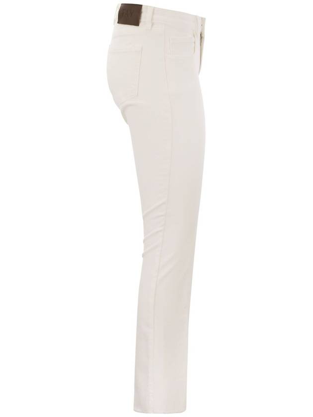 5-pocket trousers in stretch cotton. - FAY - BALAAN 3