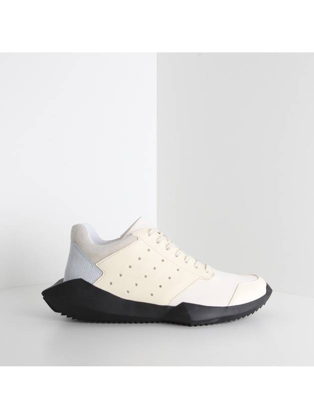 Adidas Tech Runner White Black B35084 - RICK OWENS - BALAAN 1