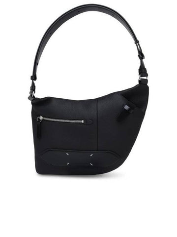 5AC Leather Cross Bag Black - MAISON MARGIELA - BALAAN.