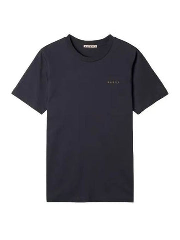 short sleeve t shirt blue black - MARNI - BALAAN 1