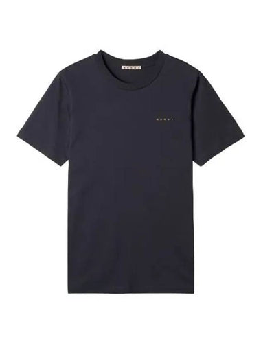 short sleeve t shirt blue black - MARNI - BALAAN 1