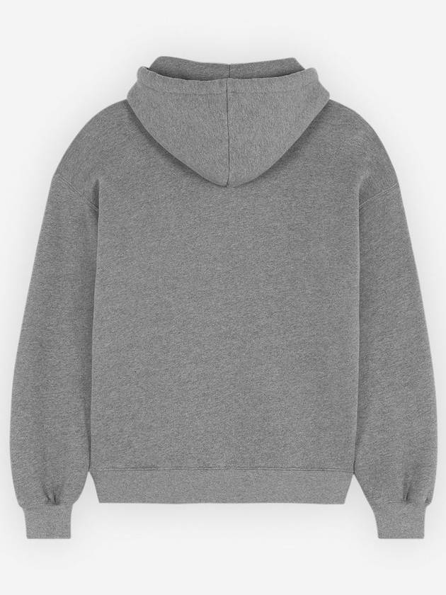 Bold Fox Head Patch Comfort Hoodie Grey - MAISON KITSUNE - BALAAN 3