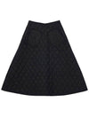 QU SKIRT BK quilted black - TIBAEG - BALAAN 5