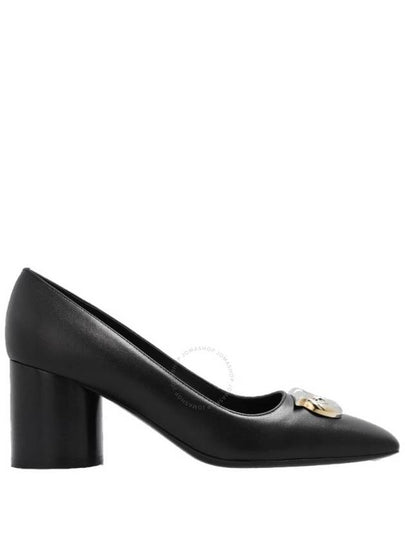 Gancini Leather Pumps Black - SALVATORE FERRAGAMO - BALAAN 2