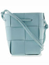 Intrecciato Cassette Small Bucket Bag Blue - BOTTEGA VENETA - BALAAN 4