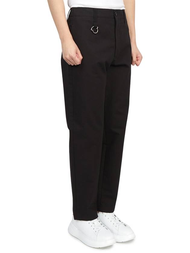 Gabardine Straight Pants Black - MONCLER - BALAAN 4