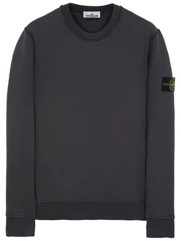 Compass Patch Cotton Sweatshirt Lead Grey - STONE ISLAND - BALAAN 2