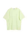 Micro Embroidered Logo Cotton Jersey Short Sleeve T-Shirt Light Green - STONE ISLAND - BALAAN 2