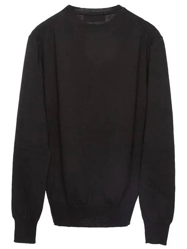 ORB Logo Cashmere Cotton Knit Top Black - VIVIENNE WESTWOOD - BALAAN 8