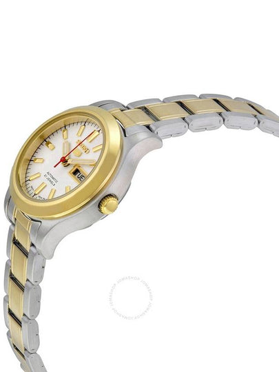 Seiko 5 Automatic White Dial Two-tone Ladies Watch SYMD90 - SEIKO - BALAAN 2