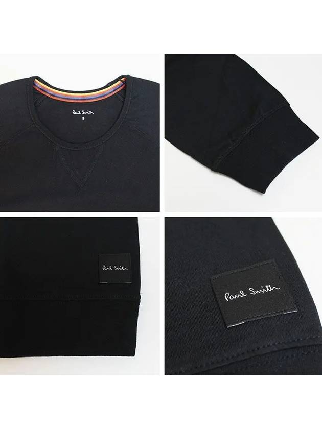 Men's Cotton Long Sleeve T-Shirt Black - PAUL SMITH - BALAAN 6