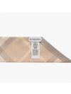 Skinny Check Silk Scarf Flax - BURBERRY - BALAAN 4