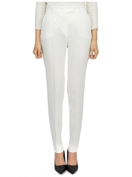 Jerta Straight Pant White - MAX MARA - BALAAN 2