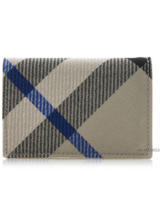 Check Pattern Card Wallet Beige - BURBERRY - BALAAN 4