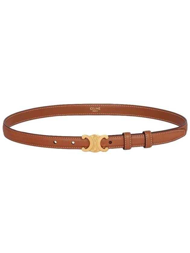 Small Triomphe Belt Tan - CELINE - BALAAN 4