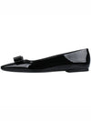 Vara Bow Ballet Flat Black - SALVATORE FERRAGAMO - 4