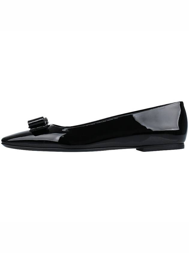 Vara Bow Ballet Flat Black - SALVATORE FERRAGAMO - BALAAN 4