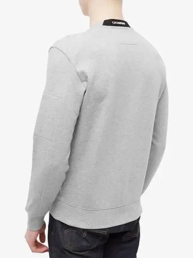 Diagonal Raised Fleece Sweatshirt Grey Melange - CP COMPANY - BALAAN 5