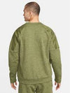 Therma Novelty Crewneck Sweatshirt Khaki - NIKE - BALAAN 4