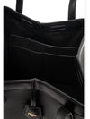 Origami Medium Leather Tote Bag Black - FENDI - BALAAN 4