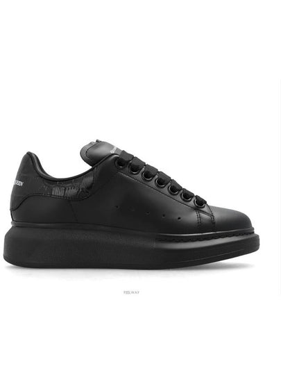 Oversized Logo Low-Top Sneakers Black - ALEXANDER MCQUEEN - BALAAN 2