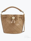 Fleming Soft Bucket Bag Beige - TORY BURCH - BALAAN 2