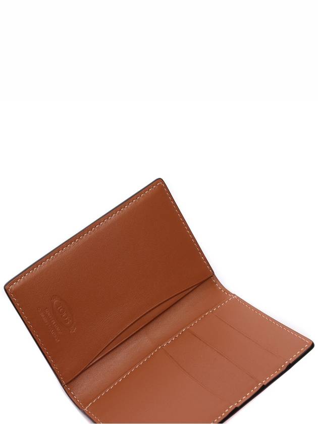 Stitch Card Wallet Brown - TOD'S - BALAAN 7