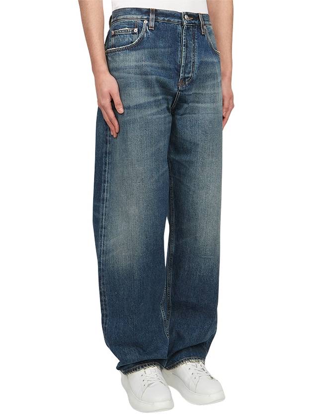 Washed Japanese Denim Jeans Blue - BURBERRY - BALAAN 4