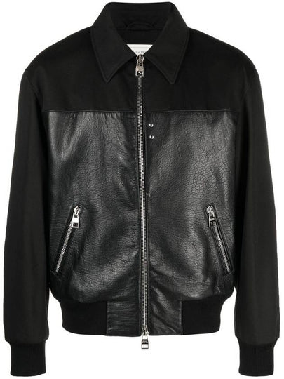 23 fw leather bomber jacket 751991Q5HXS1000 B0040376547 - ALEXANDER MCQUEEN - BALAAN 2