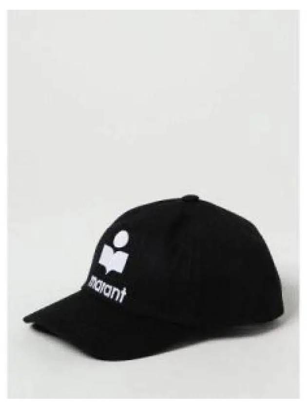 Tyron Logo Cotton Ball Cap Black - ISABEL MARANT - BALAAN 2