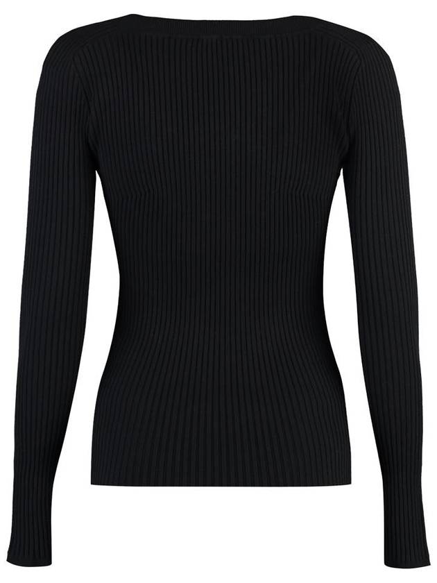 P.A.R.O.S.H. Ribbed Knit Top - P.A.R.O.S.H. - BALAAN 2