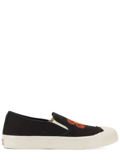 School Boke Flower Slip-On Black - KENZO - BALAAN 2