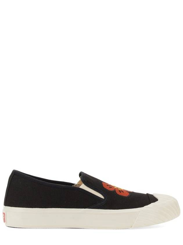 School Boke Flower Slip-On Black - KENZO - BALAAN 3