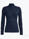 Women's Featherweight Silky Tech Nylon Full Zip Jacket Navy - G/FORE - BALAAN 2