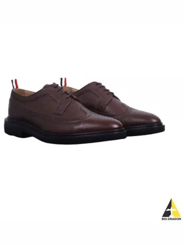 Classic Long Wing Leather Brogues Brown - THOM BROWNE - BALAAN 2