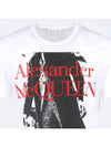 Logo Graphic Short Sleeve T-Shirt White - ALEXANDER MCQUEEN - BALAAN.