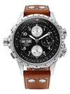 H77616533 Khaki Aviation Xwind Chrono Automatic Men's Leather Watch 44mm - HAMILTON - BALAAN 1