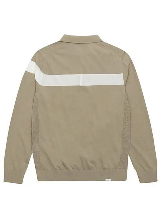 York color combination Yeri long sleeve t-shirt 2203GZKRBEIGE - BLACK&WHITE - BALAAN 2