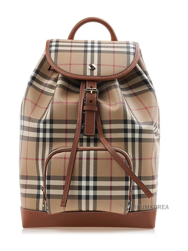 Check Backpack Brown Archive Beige - BURBERRY - BALAAN 2