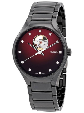 Rado True Secret Automatic Diamond Red Dial Unisex Watch R27107742 - RADO - BALAAN 1