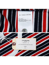 Tonal Cotton Striped Ringer Short Sleeve T-Shirt - THOM BROWNE - BALAAN 7