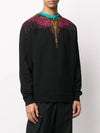 Bezier Wings Sweatshirt Black - MARCELO BURLON - BALAAN 5