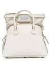 5AC Logo Patch Mini Tote Bag Ivory - MAISON MARGIELA - BALAAN 4