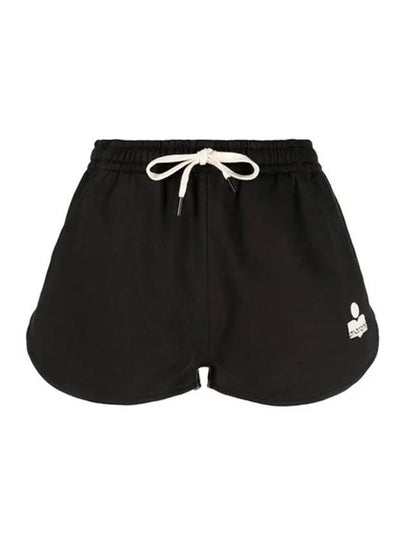 Mifa Logo Banding Shorts Black - ISABEL MARANT - BALAAN 2