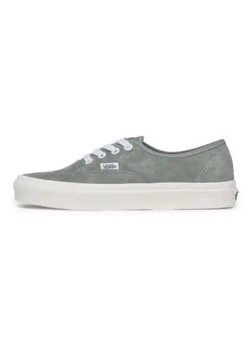 Authentic Fig Suede Low Top Sneakers Grey - VANS - BALAAN 1