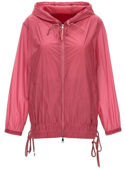 Point Two Hooded Jacket Pink - MONCLER - BALAAN 2