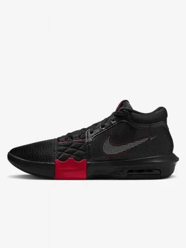 LeBron Witness 8 EP Basketball Shoes Black University Red White FB2237 005 720146 - NIKE - BALAAN 1