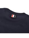 4 Bar Loopback Jersey Sweatshirt Navy - THOM BROWNE - BALAAN 8