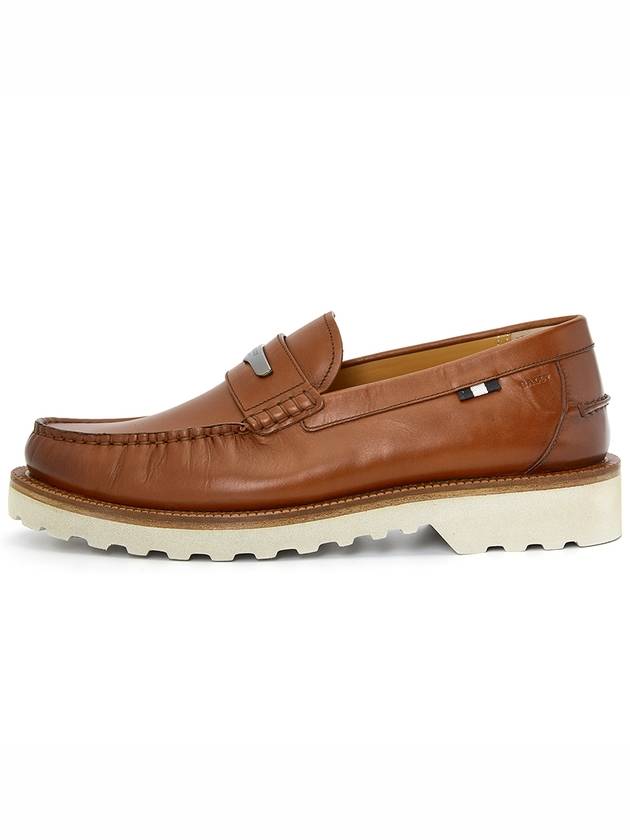 Nociel Calf Plain Loafers Brown MSF04F VT005 U808 - BALLY - BALAAN 5